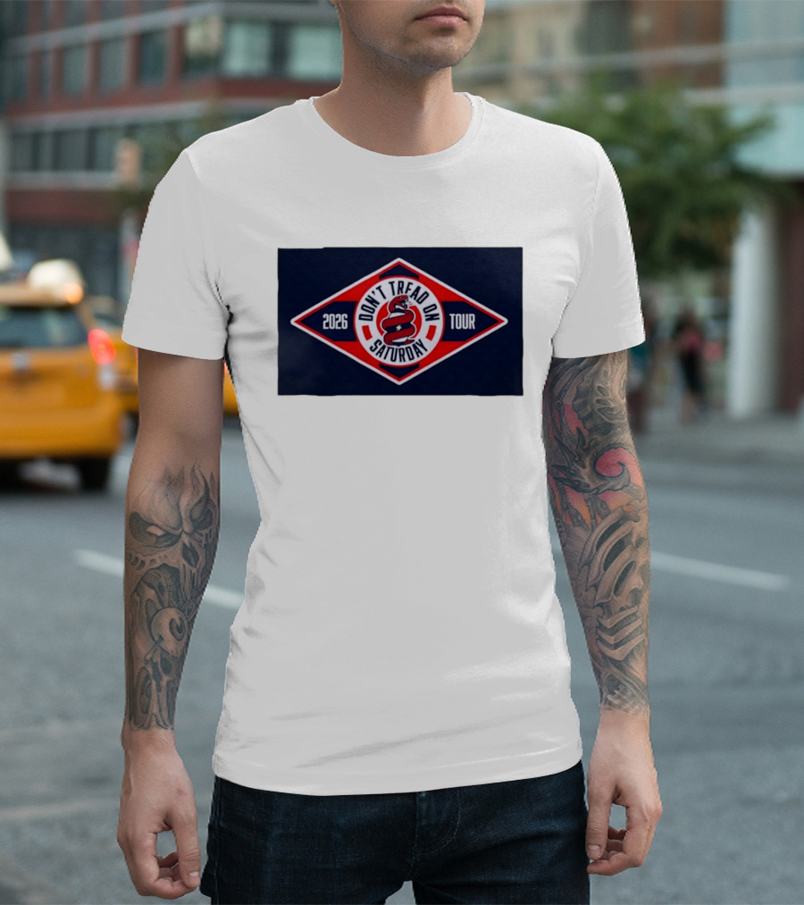 Don't Tread On Saturday 2026 Tour Snake Emblem College Football T-Shirt