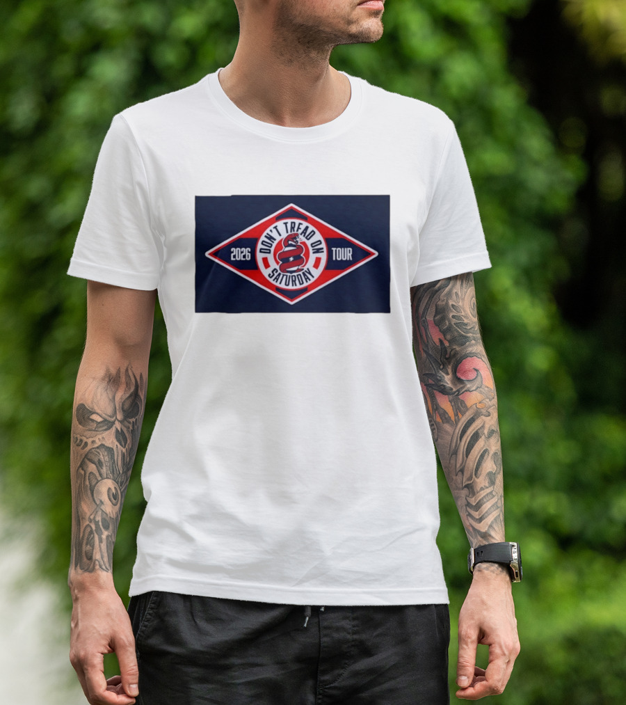 Don't Tread On Saturday 2026 Tour Snake Emblem College Football T-Shirt