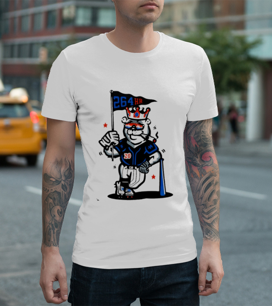 Polar Pete 264HR King Of Queens Ny Mets Christmas T-Shirt