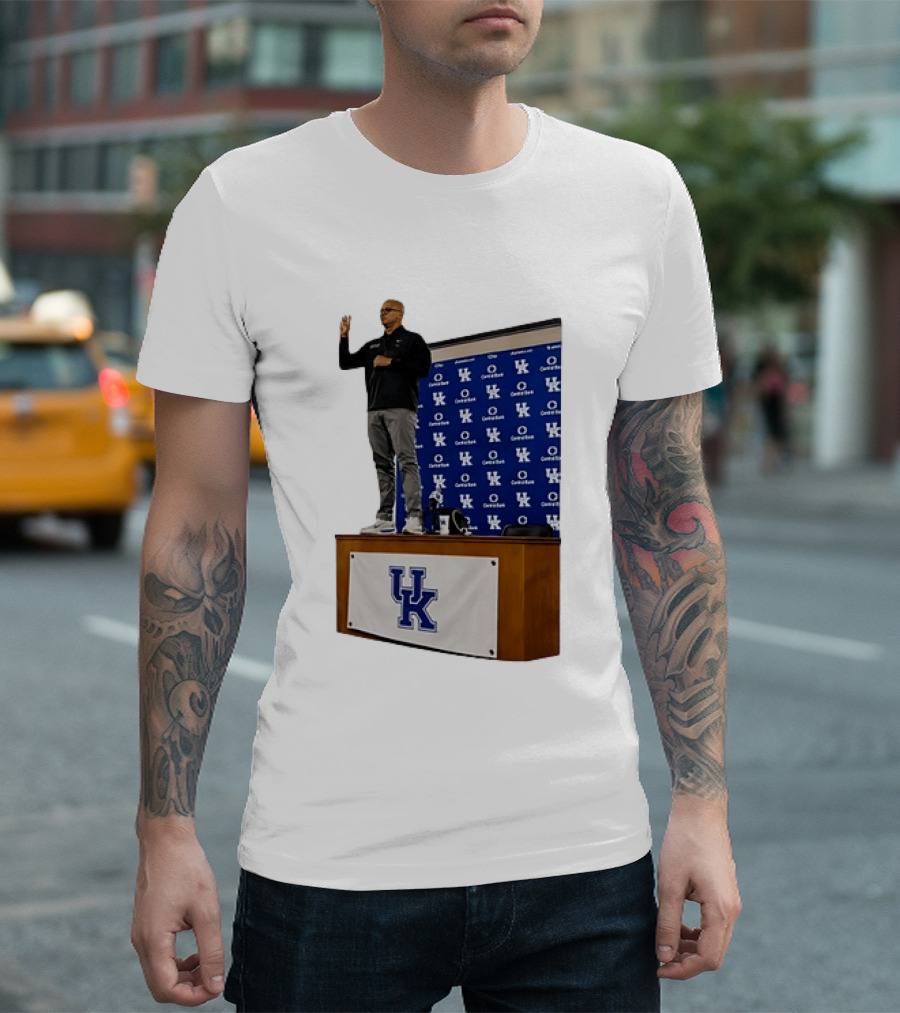 Mark Pope UK Wildcats Kentucky Basketball Coach Press Conference T-Shirt