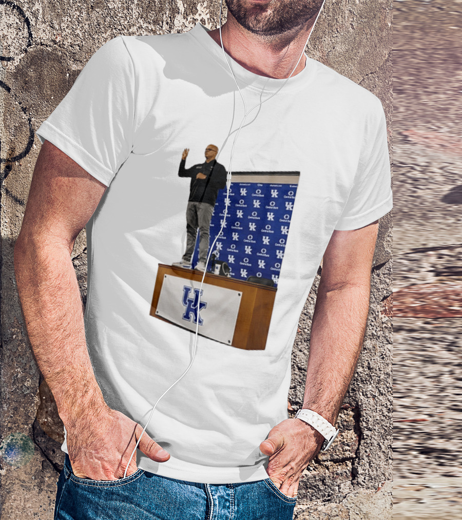 Mark Pope UK Wildcats Kentucky Basketball Coach Press Conference T-Shirt
