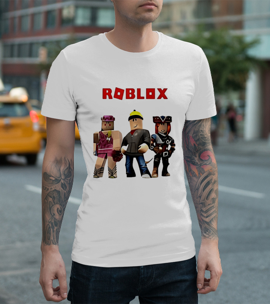 Roblox Cartoon Characters Game Adventure T-Shirt