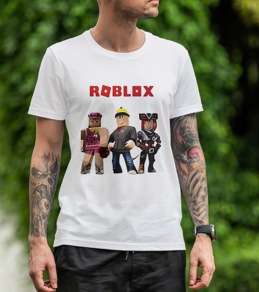 Roblox Cartoon Characters Game Adventure T-Shirt