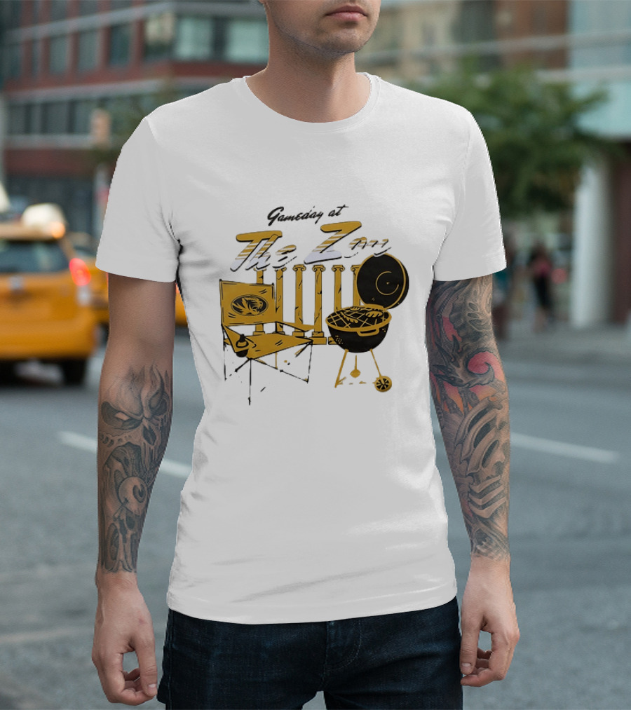 Missouri Tigers Gameday Tailgate At The Zou Football Grill Chair T-Shirt
