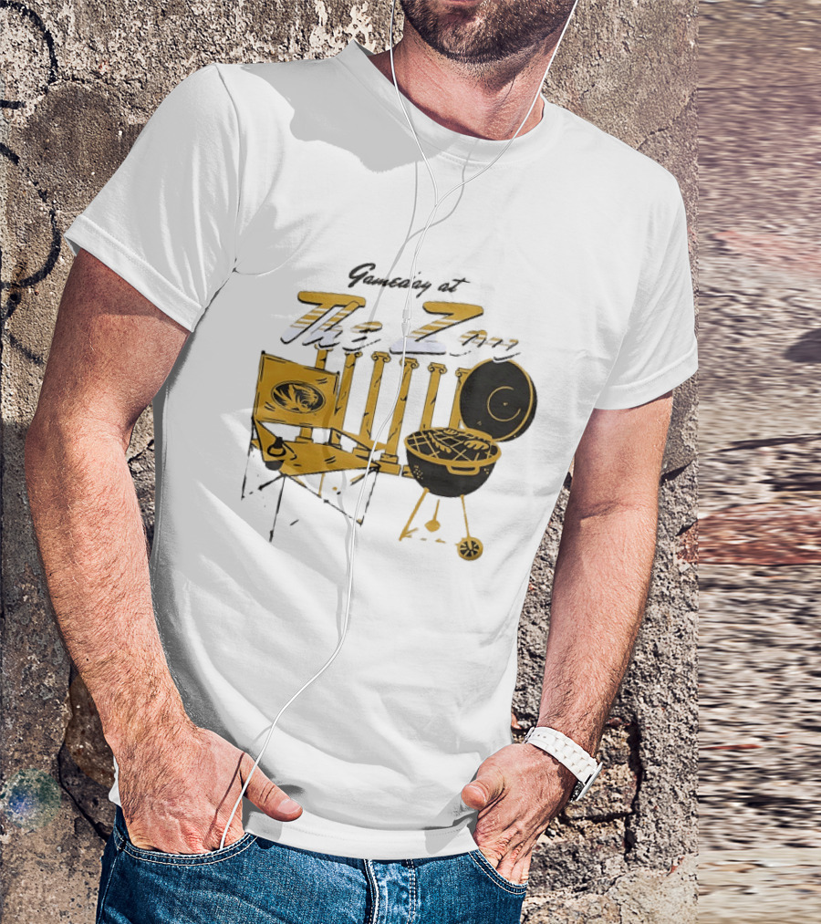 Missouri Tigers Gameday Tailgate At The Zou Football Grill Chair T-Shirt