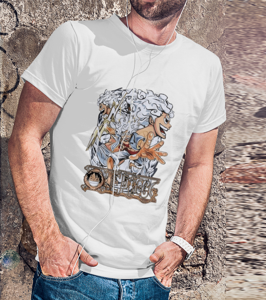 Monkey D Luffy Gear Five One Piece Anime Manga Adventure T-Shirt