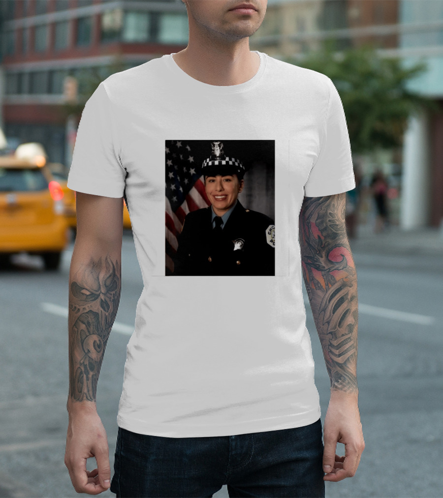 Never Forget Chicago Police Department Ella French Memorial Officer T-Shirt