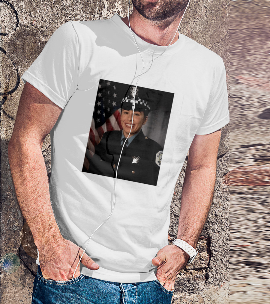 Never Forget Chicago Police Department Ella French Memorial Officer T-Shirt