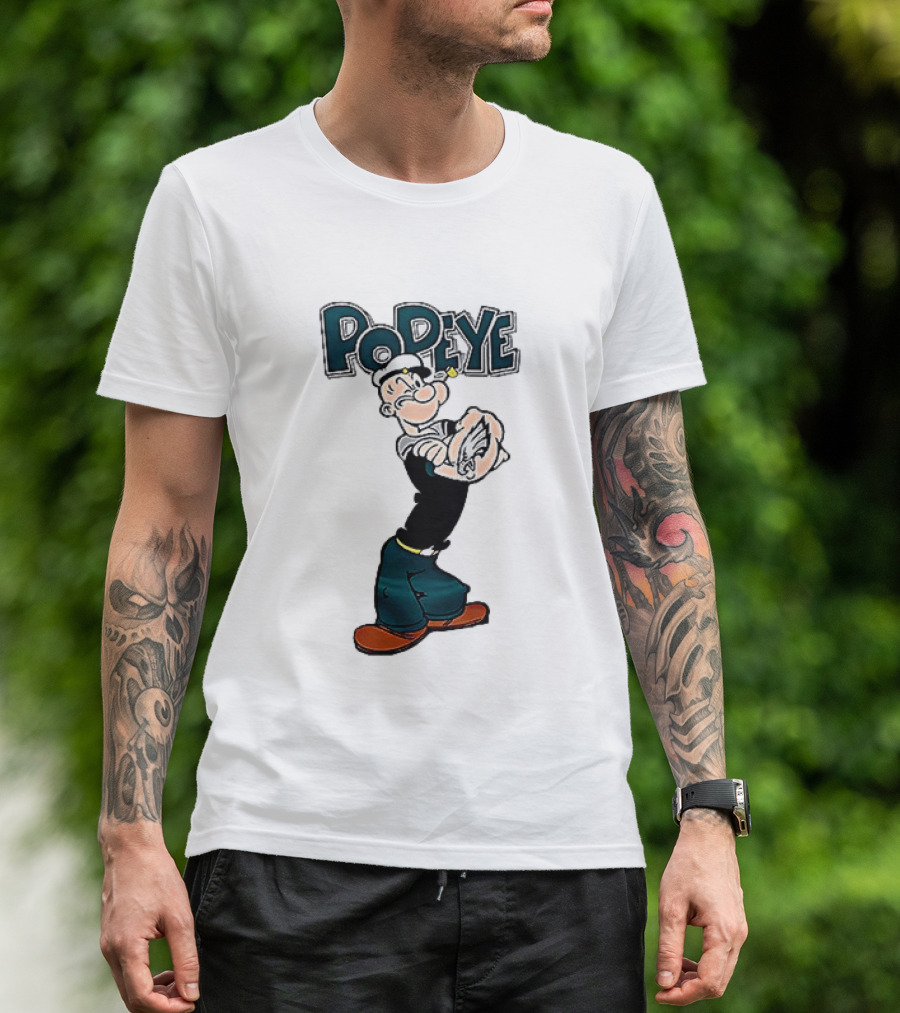Philadelphia Eagles X Popeye I Yam What I Yam An Thats All I Yam T-Shirt