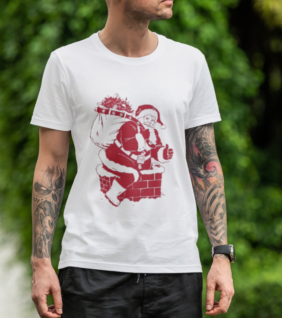 Trending Santa Claus Chimney Merry Christmas T-Shirt