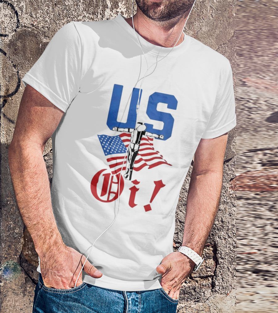 US Oi American Flag Punk Rock Skinhead Culture T-Shirt