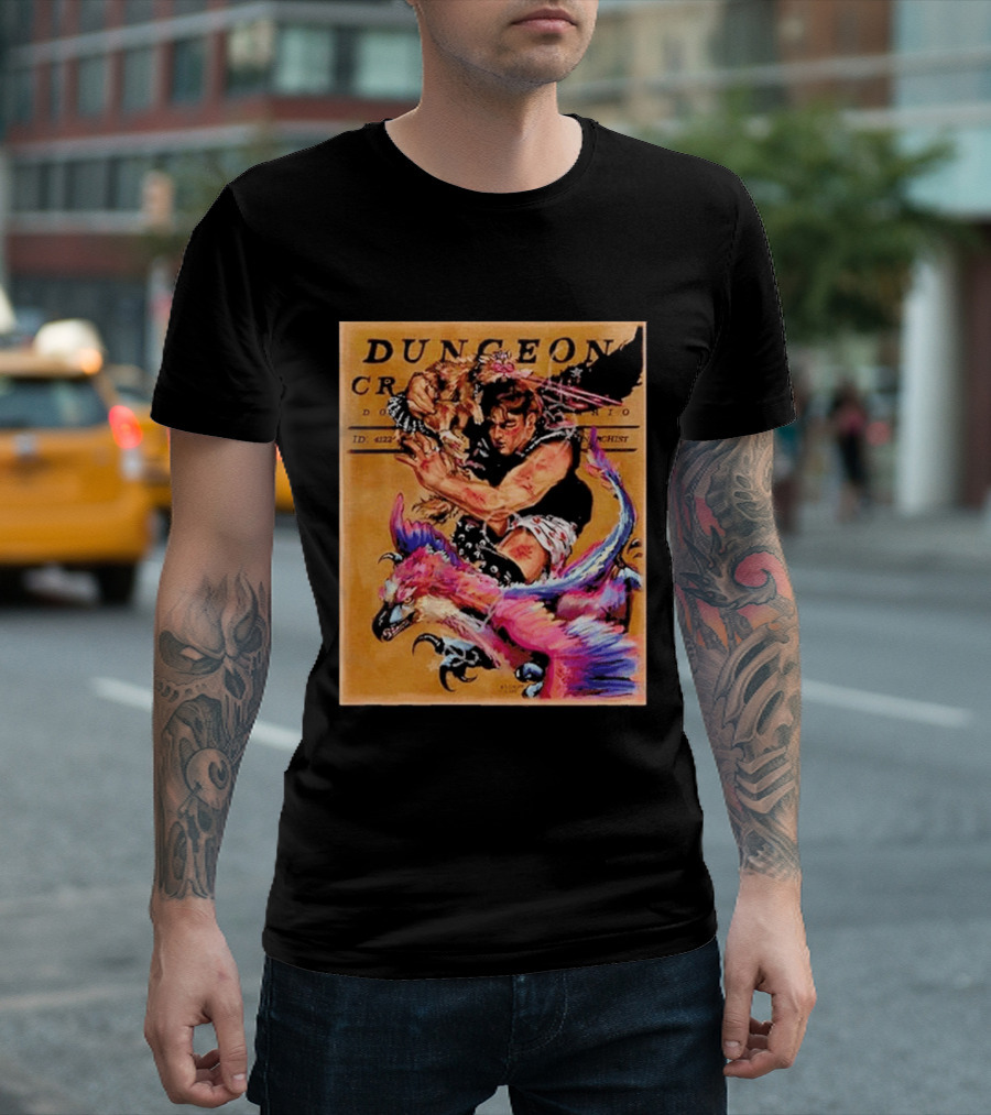 Dungeon Crawler Carl Goddamnit Donut Fantasy Adventure Art By Andrew Bowser T-Shirt