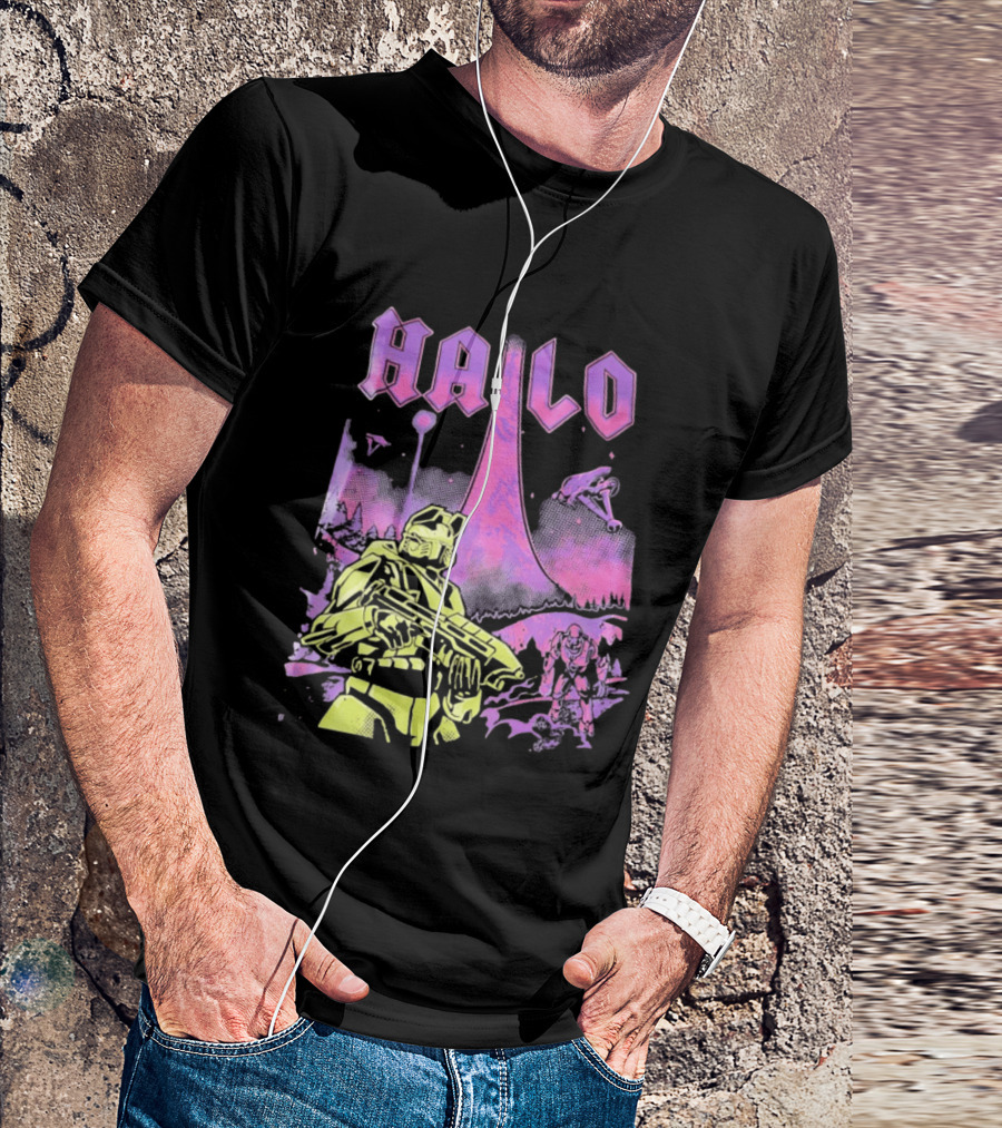 Halo Master Chief Retro Gaming Xbox T-Shirt