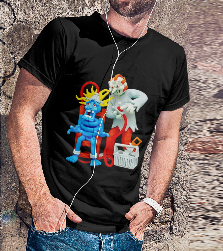 Friday The 13th Jason Voorhees Electrocution Scene Woods T-Shirt