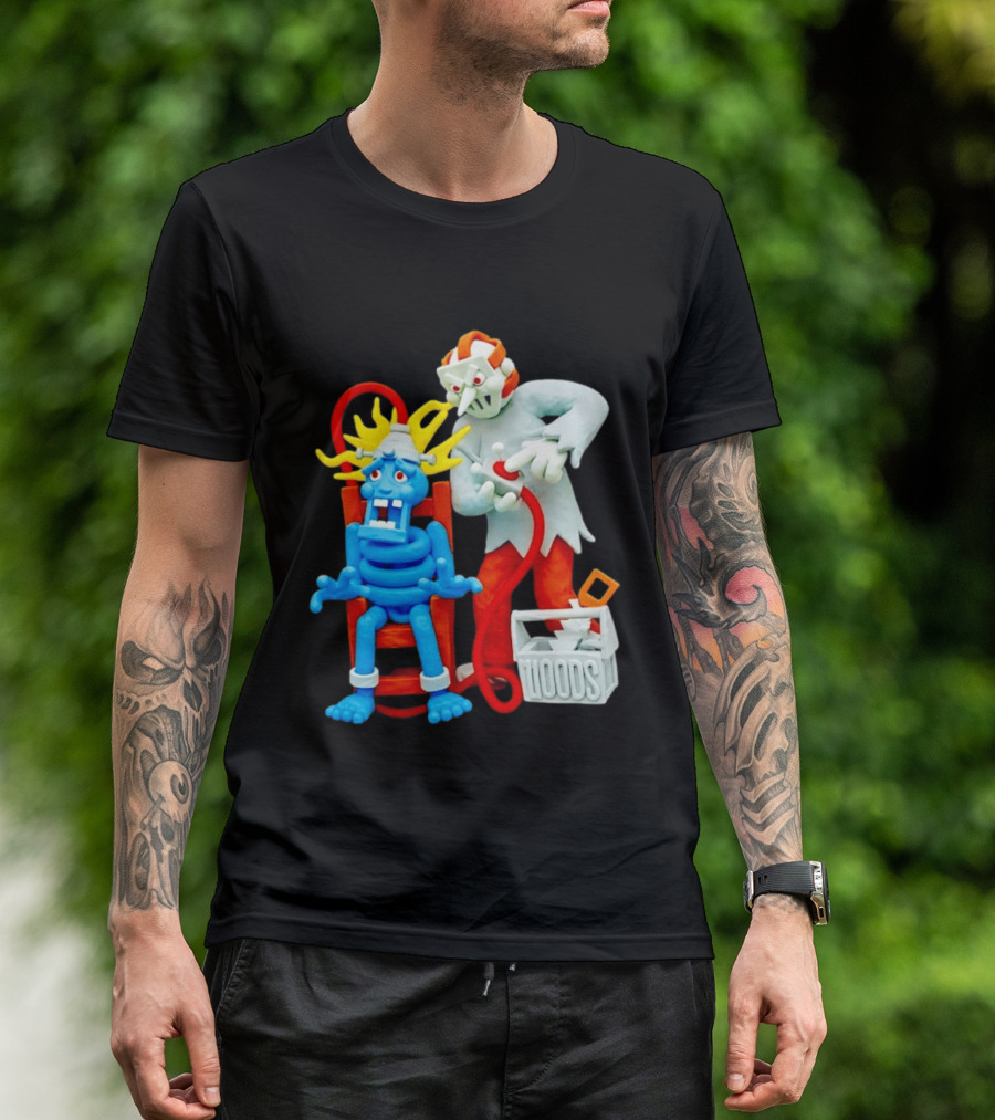 Friday The 13th Jason Voorhees Electrocution Scene Woods T-Shirt