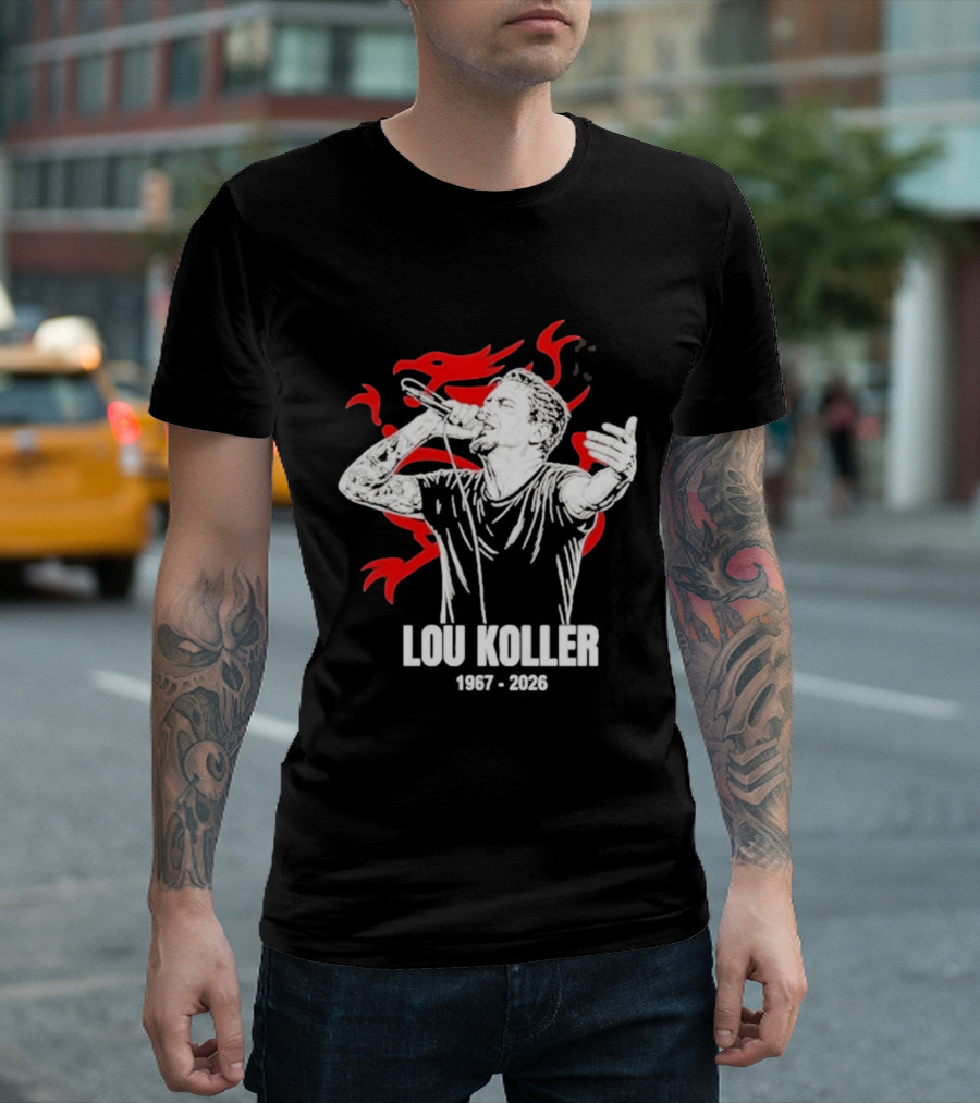 Lou Koller 1967 2026 Sick Of It All Mic Dragon T-Shirt
