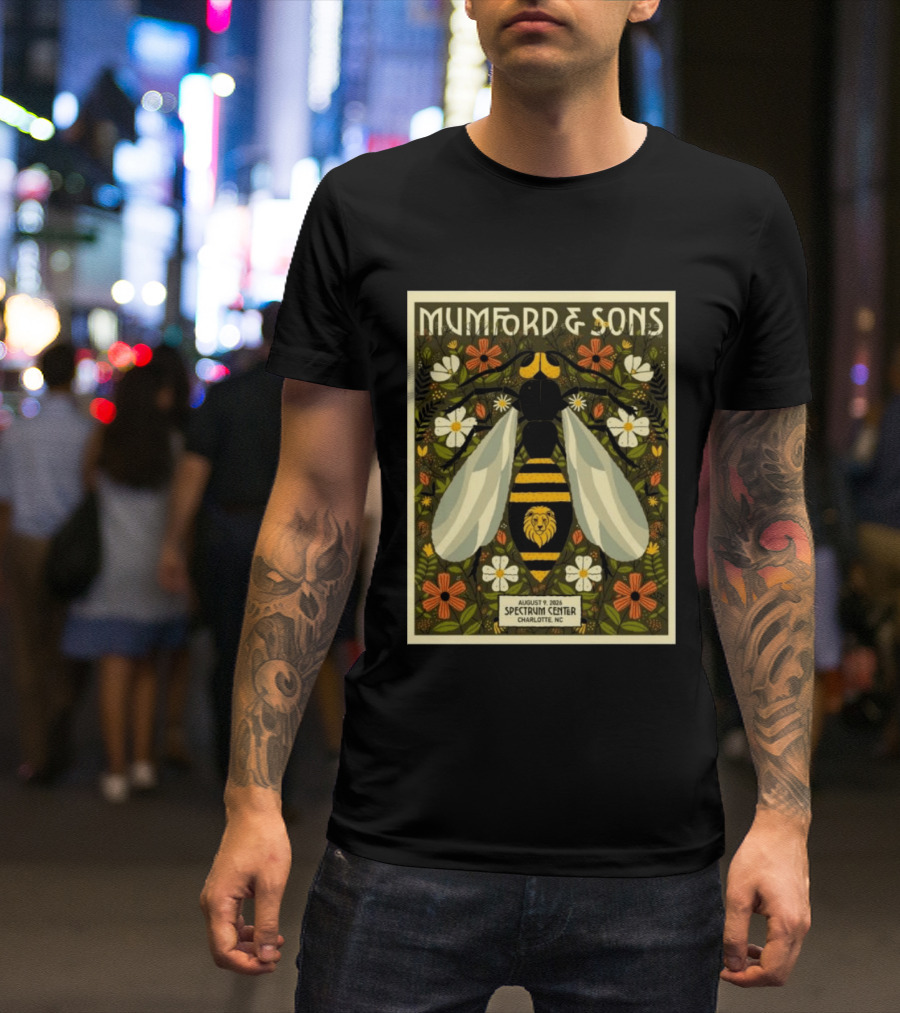 Mumford And Sons Event August 9 2026 Spectrum Center Charlotte NC T-Shirt