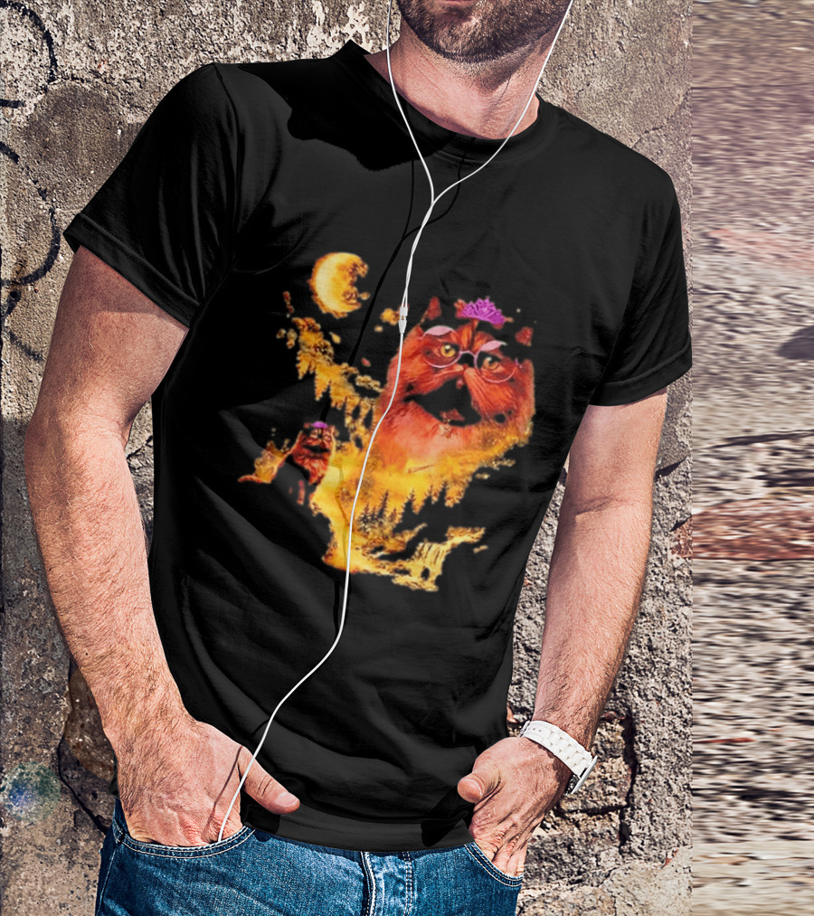 Princess Donut Cat Lover Moon Fantasy T-Shirt
