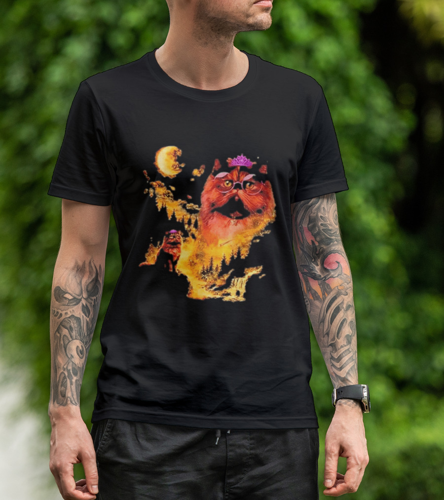 Princess Donut Cat Lover Moon Fantasy T-Shirt