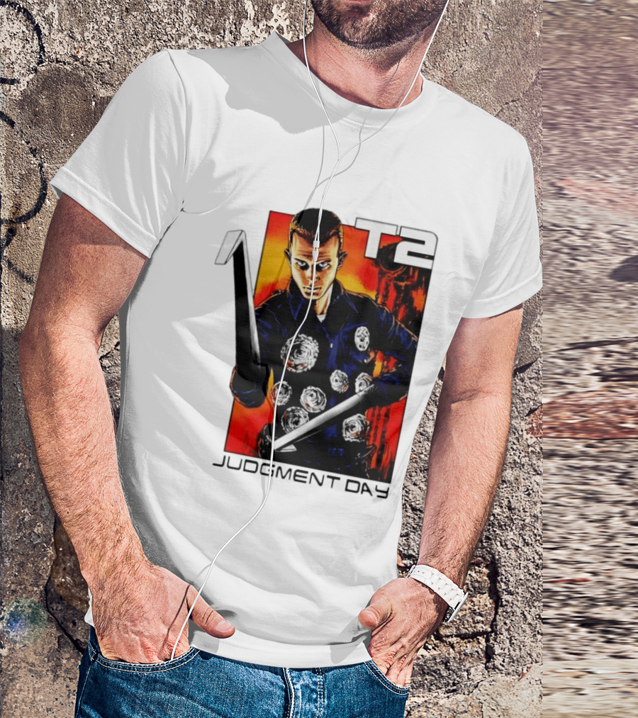 T2 Judgment Day 1000 Iconic Scene T-Shirt