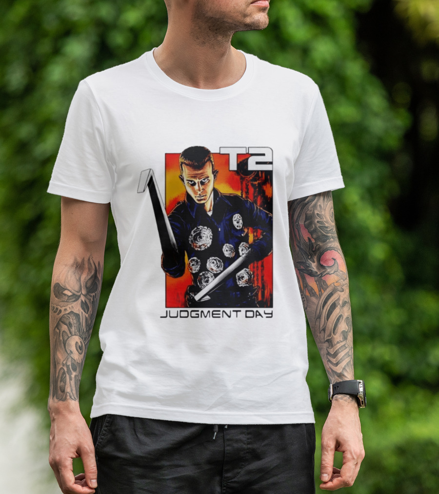 T2 Judgment Day 1000 Iconic Scene T-Shirt