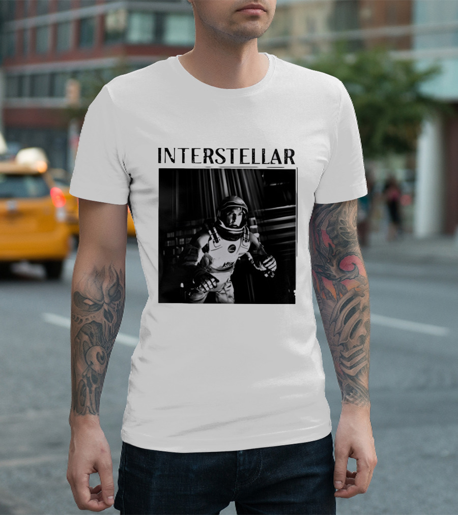 Interstellar 2014 Matthew McConaughey Spacesuit Scene T-Shirt