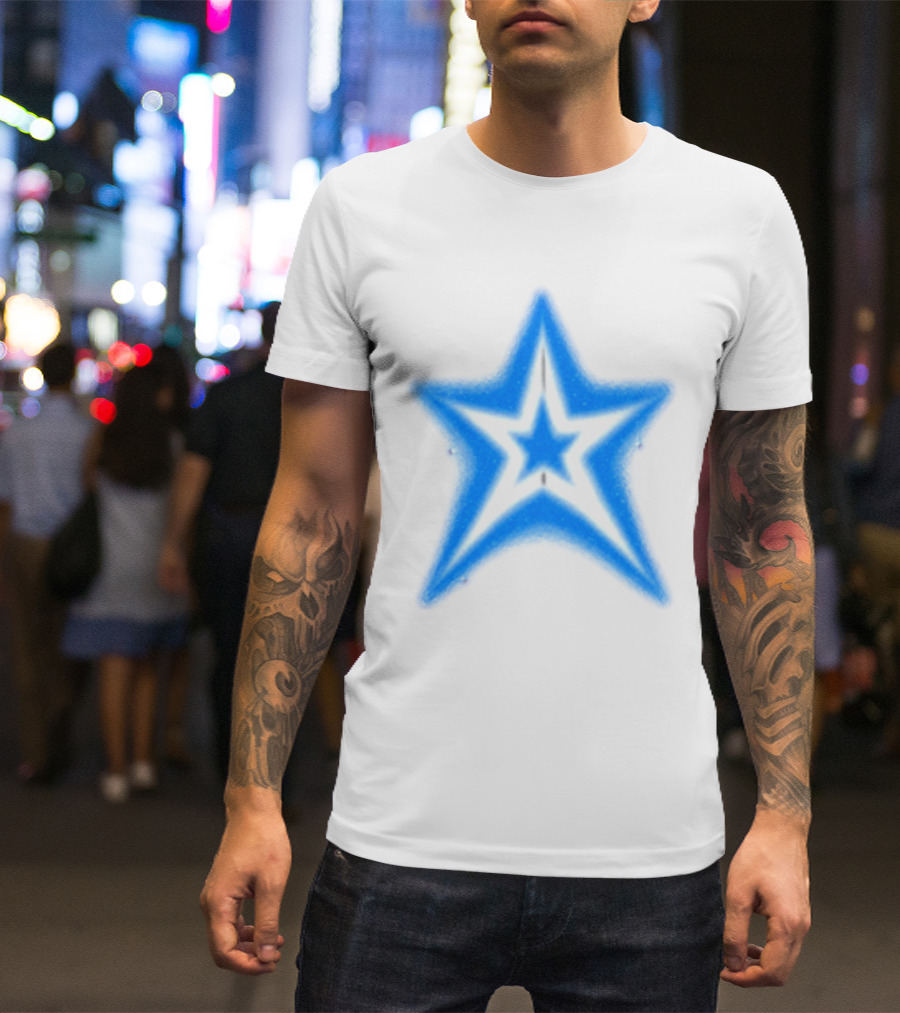 Karol G Store Matadora Zip Blue Star Starfish T-Shirt