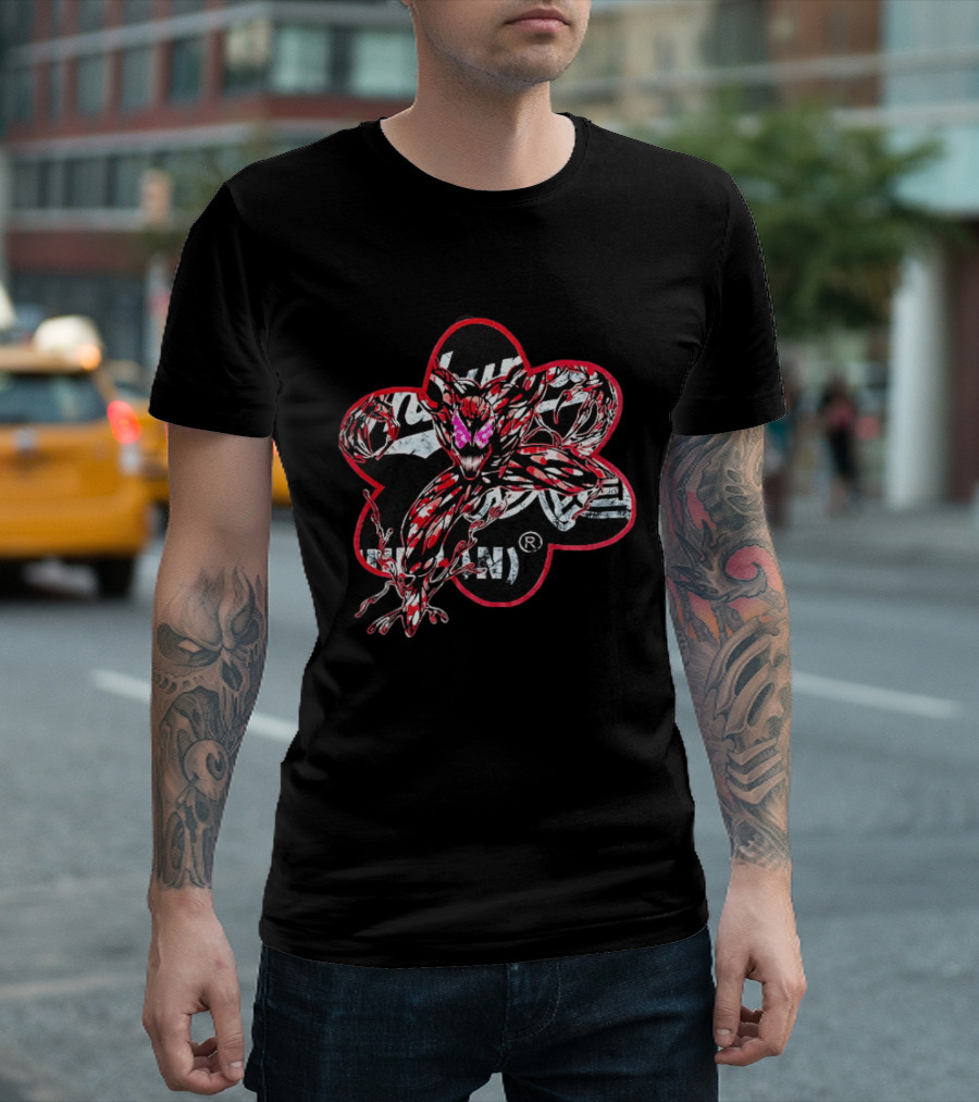 Carnage Marvel Comics Inhuman Villain Art From Inhuman Collection T-Shirt