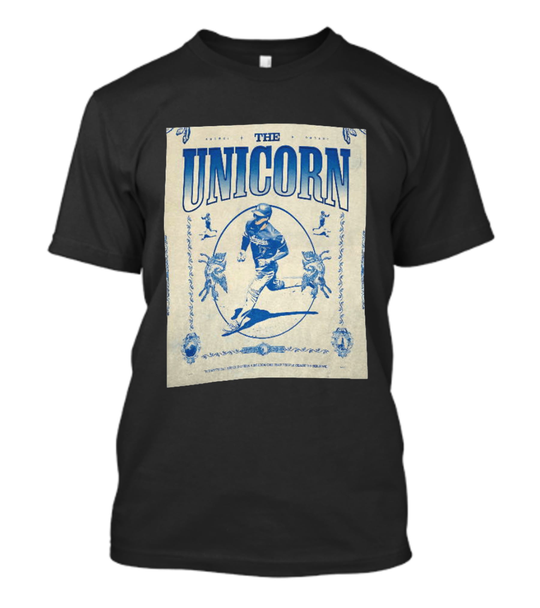 Shohei Ohtani The Unicorn Angels Dodgers Mythical Being Sports Star T-Shirt