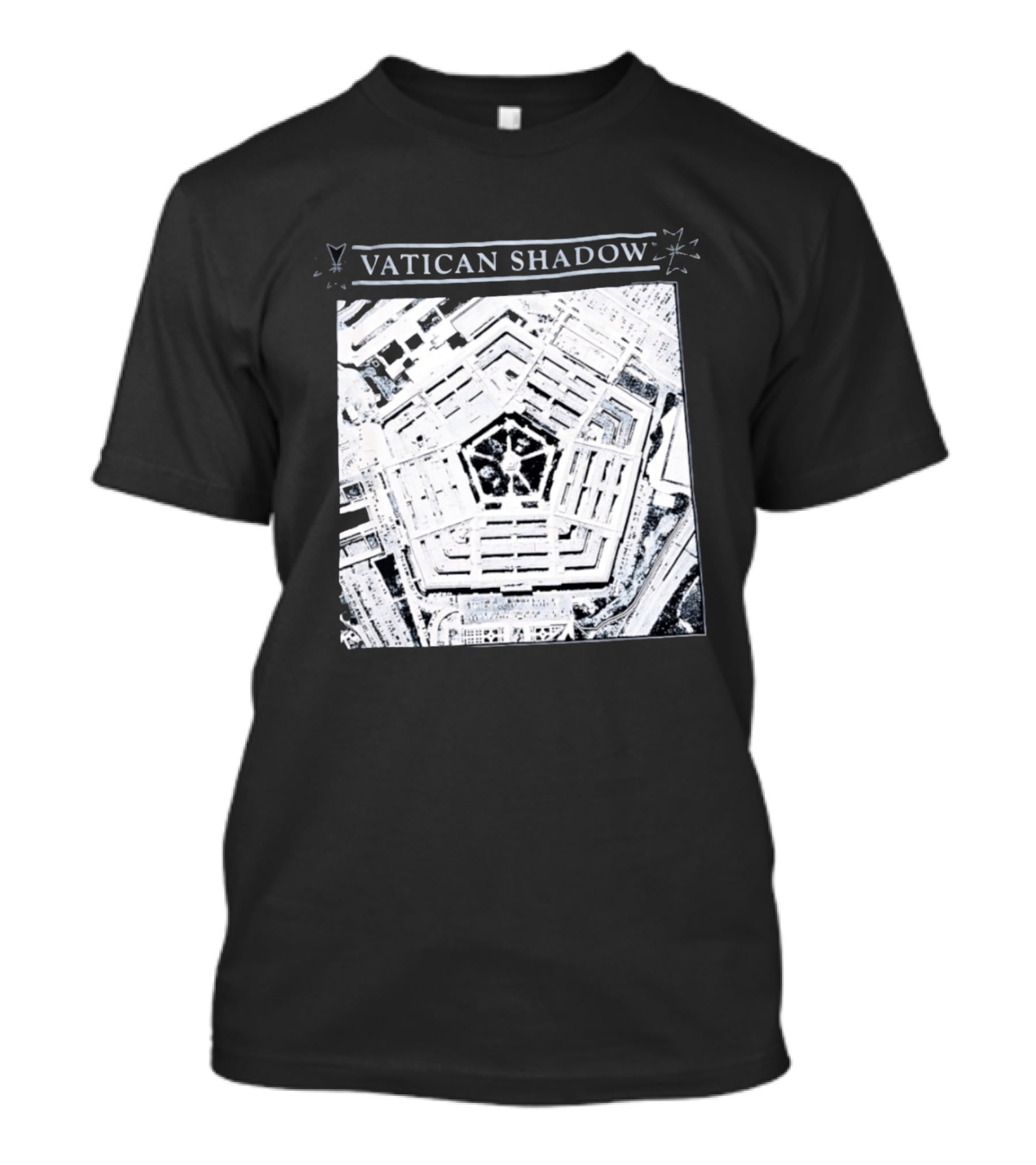 Vatican Shadow Pentagon Iconoclastic Industrial Electronic T-Shirt