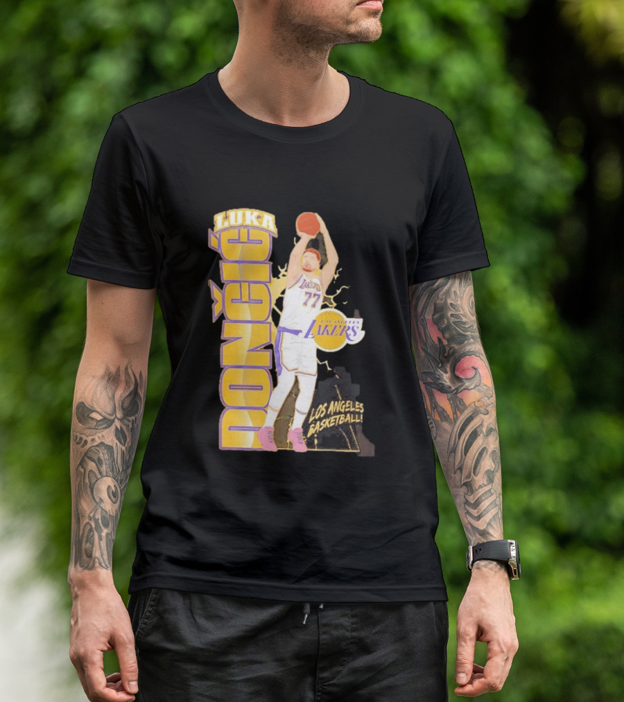 Los Angeles Lakers Luka Dončić Basketball 77 T-Shirt