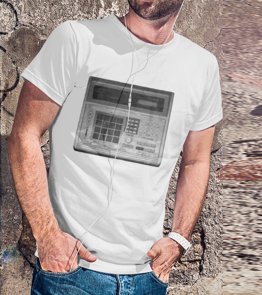 DJ Shadow Store Mo'wax Akai MPC Sequencer White T-Shirt