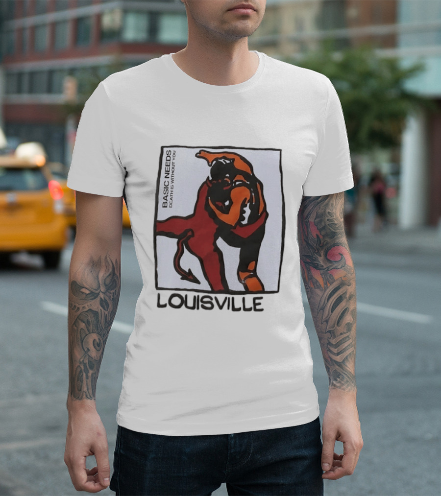Louisville Basic Needs Death Is Without You Wrestling T-Shirt