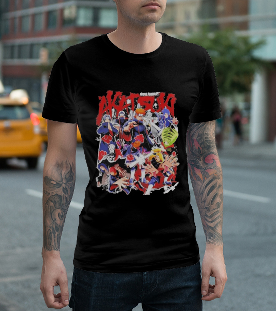 Akatsuki Vibes Konnect Naruto Anime Pain Characters Animation T-Shirt