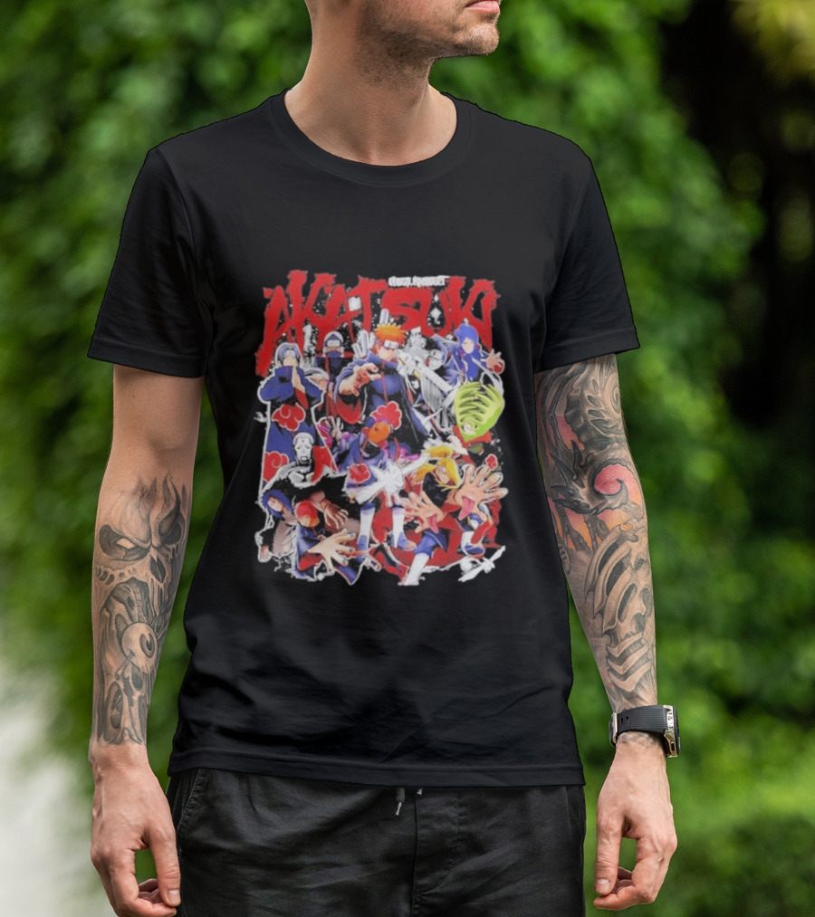 Akatsuki Vibes Konnect Naruto Anime Pain Characters Animation T-Shirt