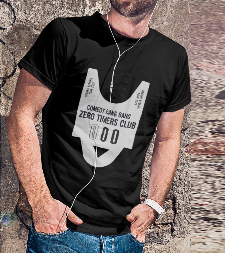 Comedy Bang Bang Zero Timers Club Ground Beefing Tour 2026 T-Shirt