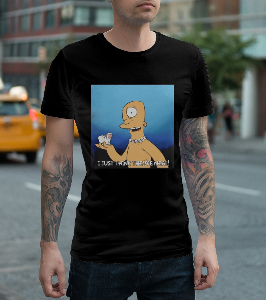Odyssey The Cyclops I Just Think They're Neat Funny Cartoon T-Shirt