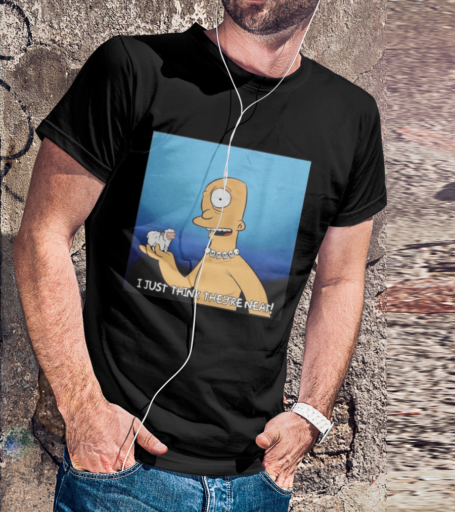 Odyssey The Cyclops I Just Think They're Neat Funny Cartoon T-Shirt