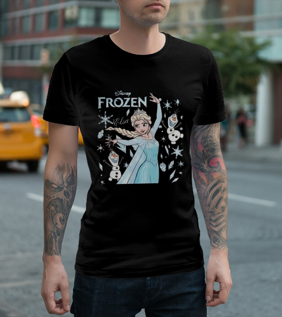Disney Frozen Elsa Olaf Snow Queen T-Shirt