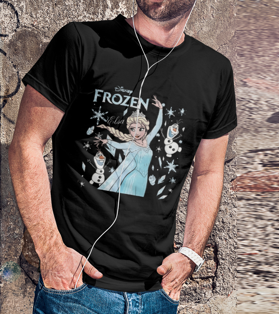 Disney Frozen Elsa Olaf Snow Queen T-Shirt