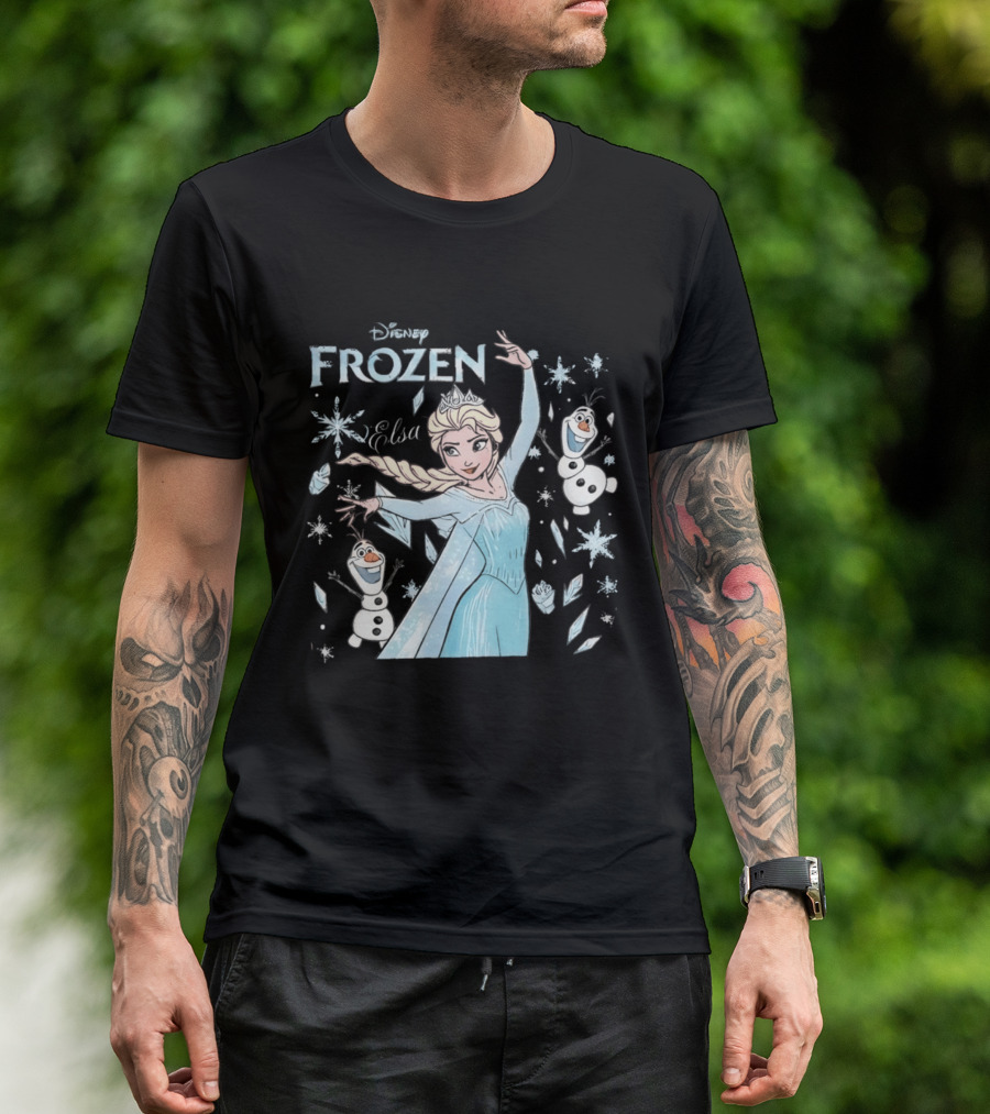 Disney Frozen Elsa Olaf Snow Queen T-Shirt