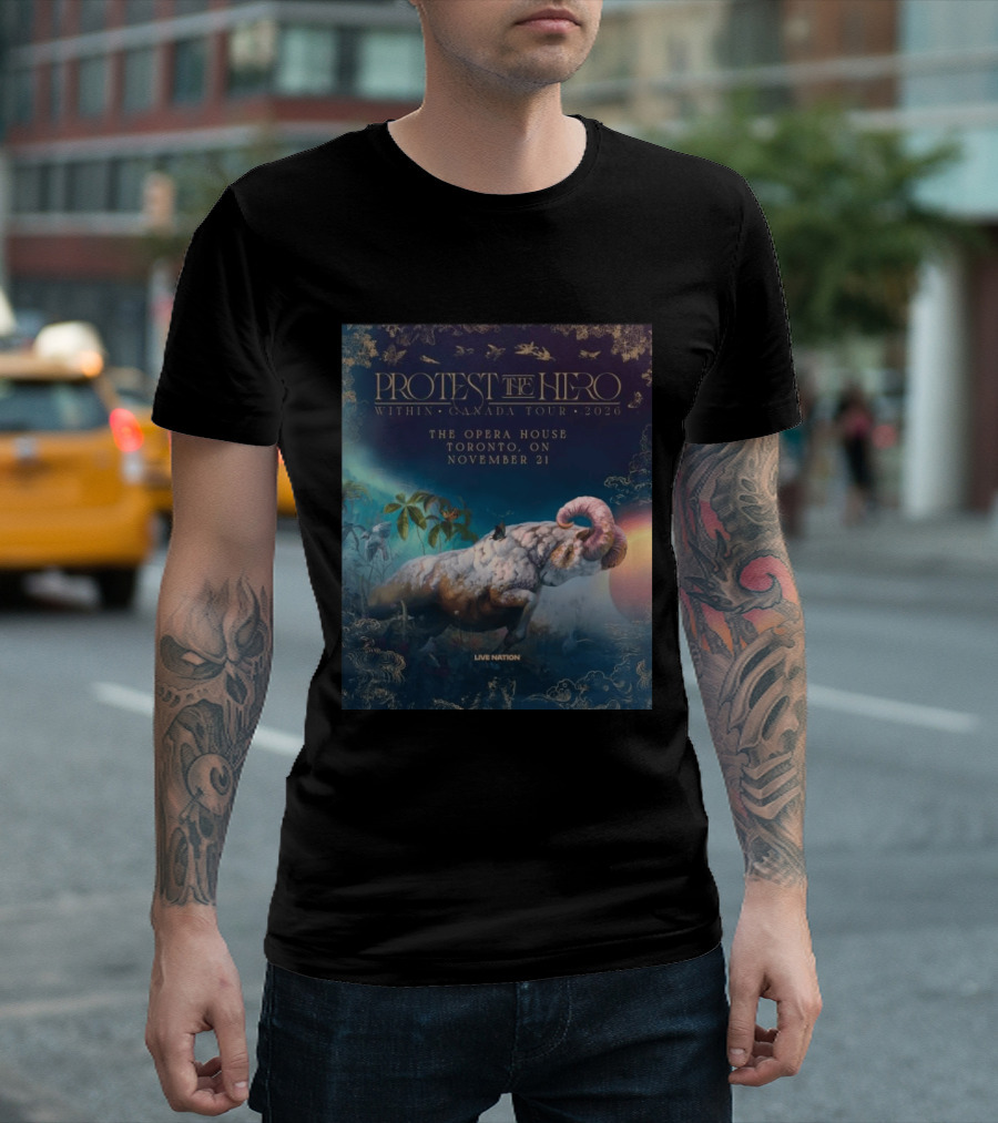 Protest The Hero Within Canada Tour 2026 Opera House Toronto November 21 Live Nation T-Shirt