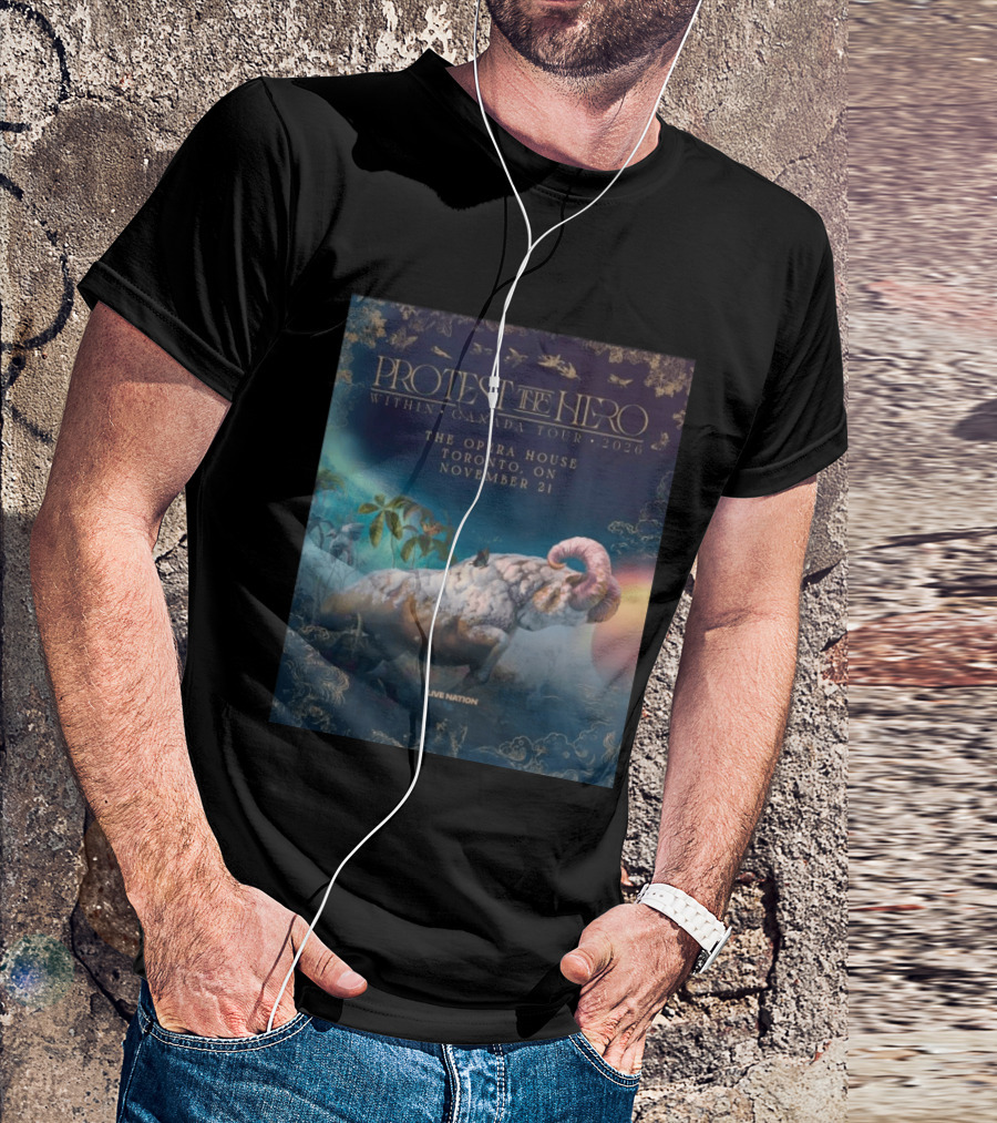 Protest The Hero Within Canada Tour 2026 Opera House Toronto November 21 Live Nation T-Shirt