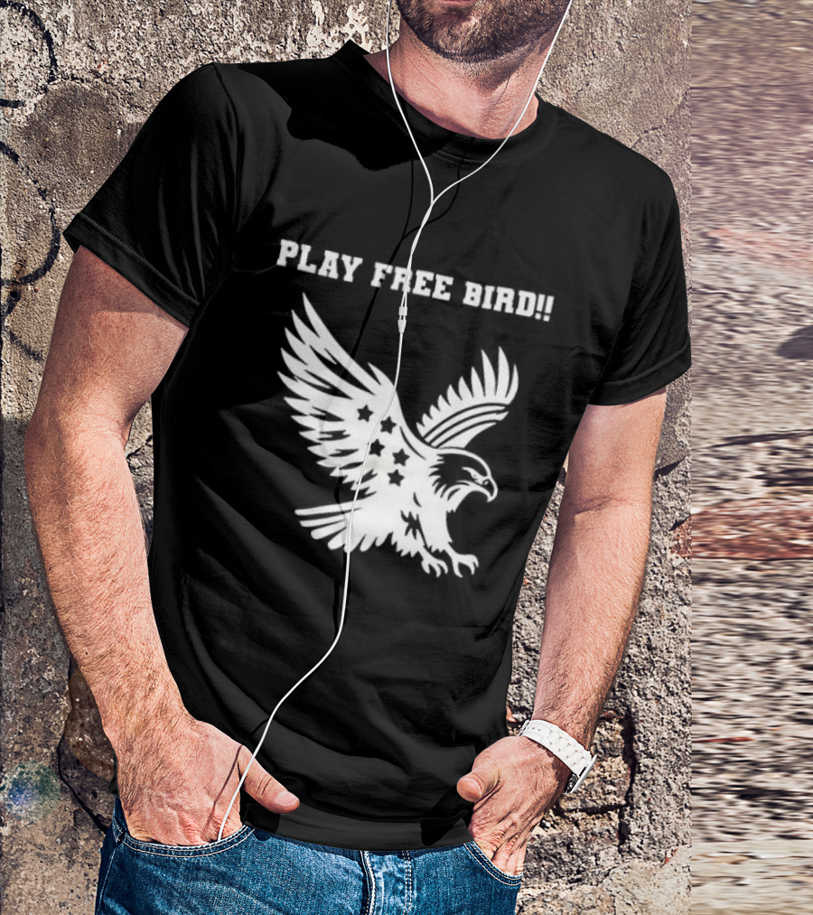 Play Free Bird Eagle Skynyrd Supremacist T-Shirt