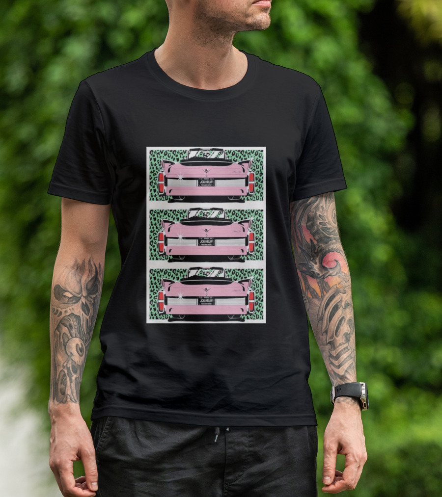 Jack Harlow Detroit MI August 11 2026 Pink Cadillac T-Shirt