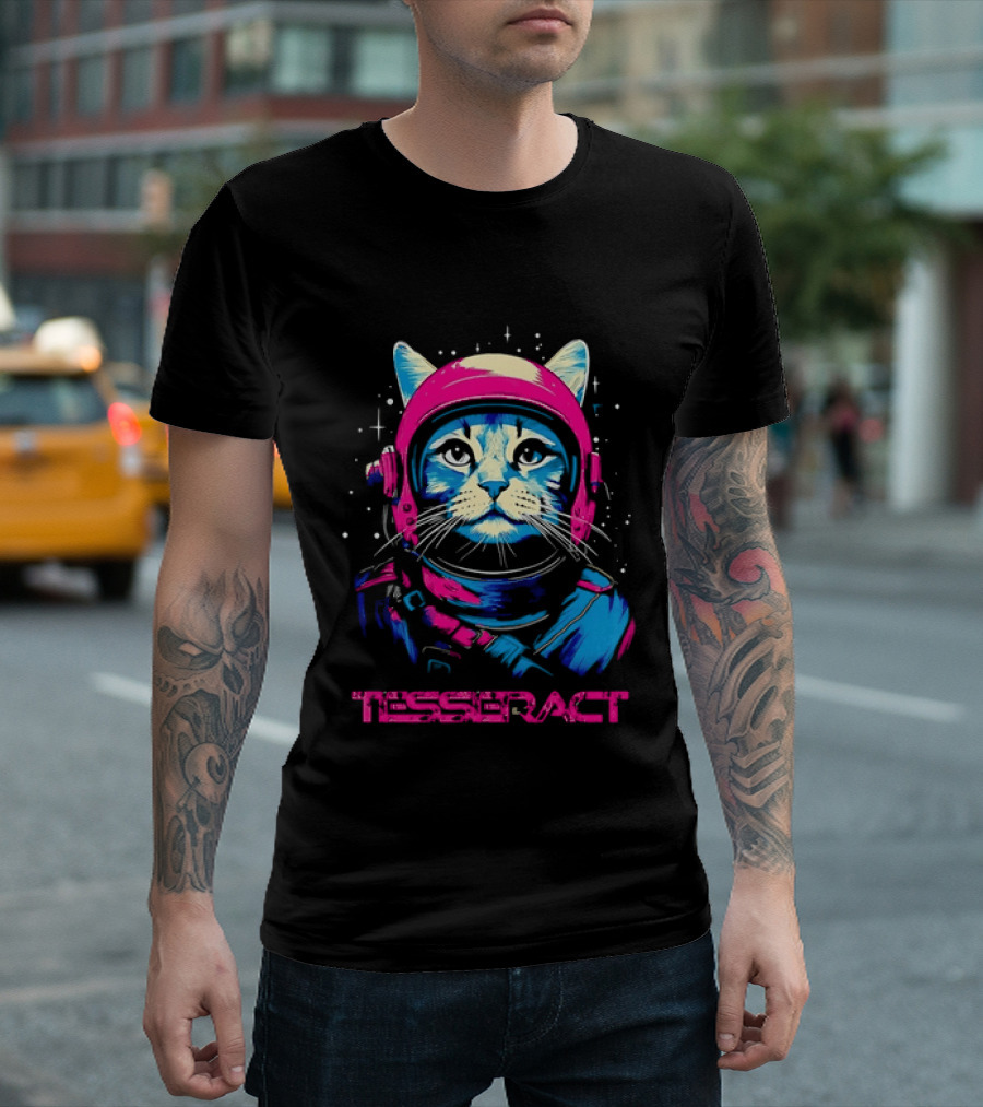 TesseracT Cosmic Cat Astronaut T-Shirt