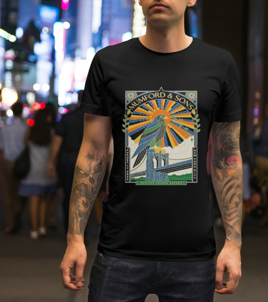 Mumford & Sons Madison Square Garden New York City August 11 2026 Event T-Shirt