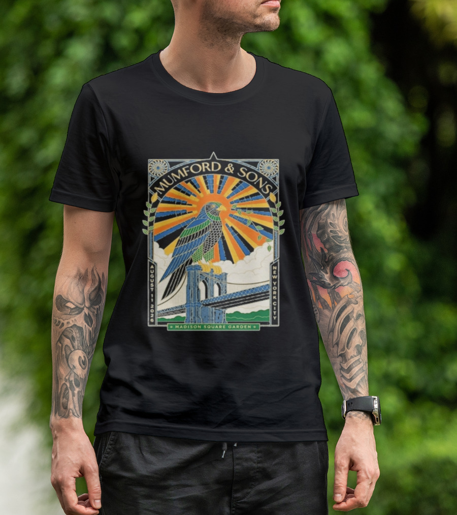 Mumford & Sons Madison Square Garden New York City August 11 2026 Event T-Shirt