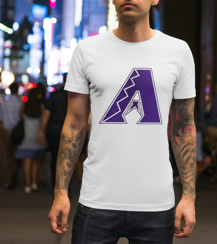 2026 Arizona Diamondbacks GCU Jersey Giveaway Purple "A" T-Shirt