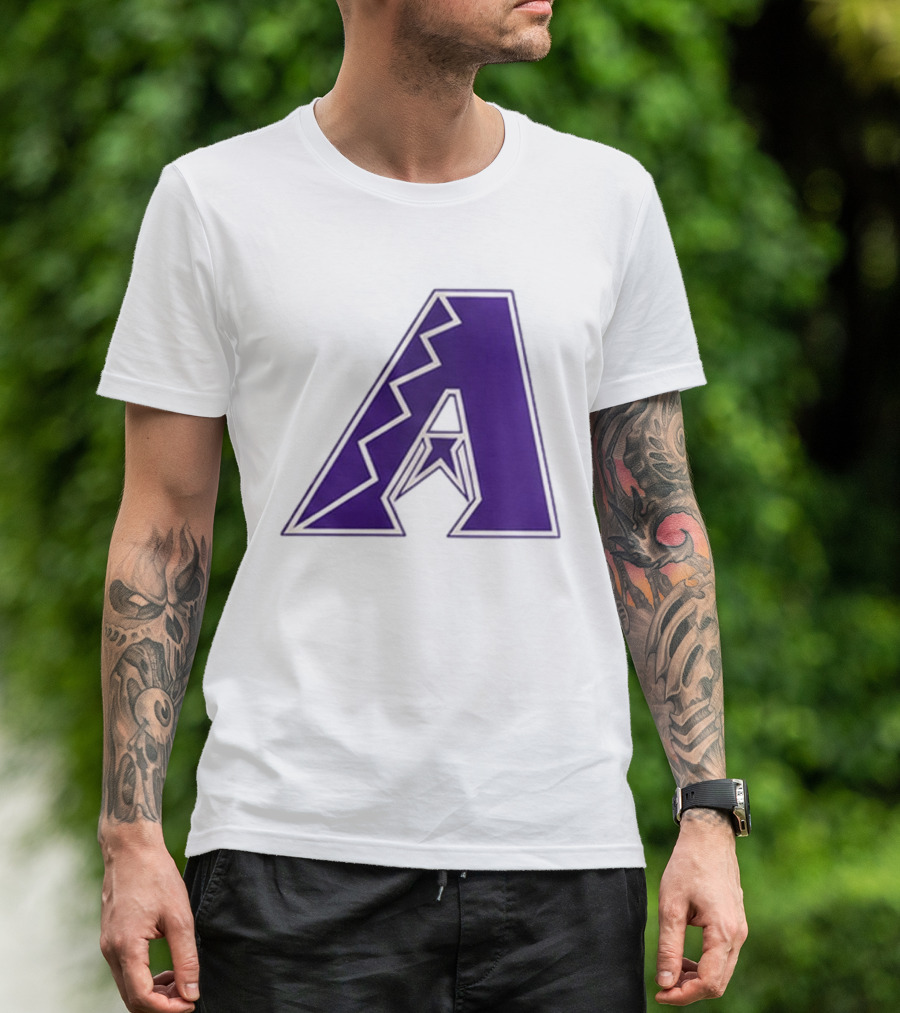 2026 Arizona Diamondbacks GCU Jersey Giveaway Purple "A" T-Shirt